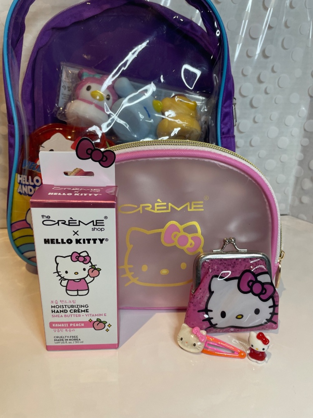 Hello Kitty 🐱 🎀& La Crème Backpack toy bundle - Picture 4 of 10
